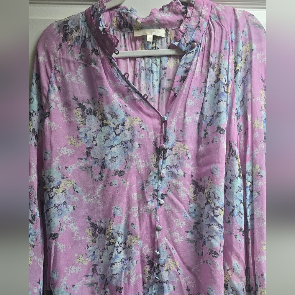 Loveshackfancy Pink Chiffon Set - image 4